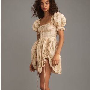 Selkie Puff-Sleeve Romantics Mini Dress